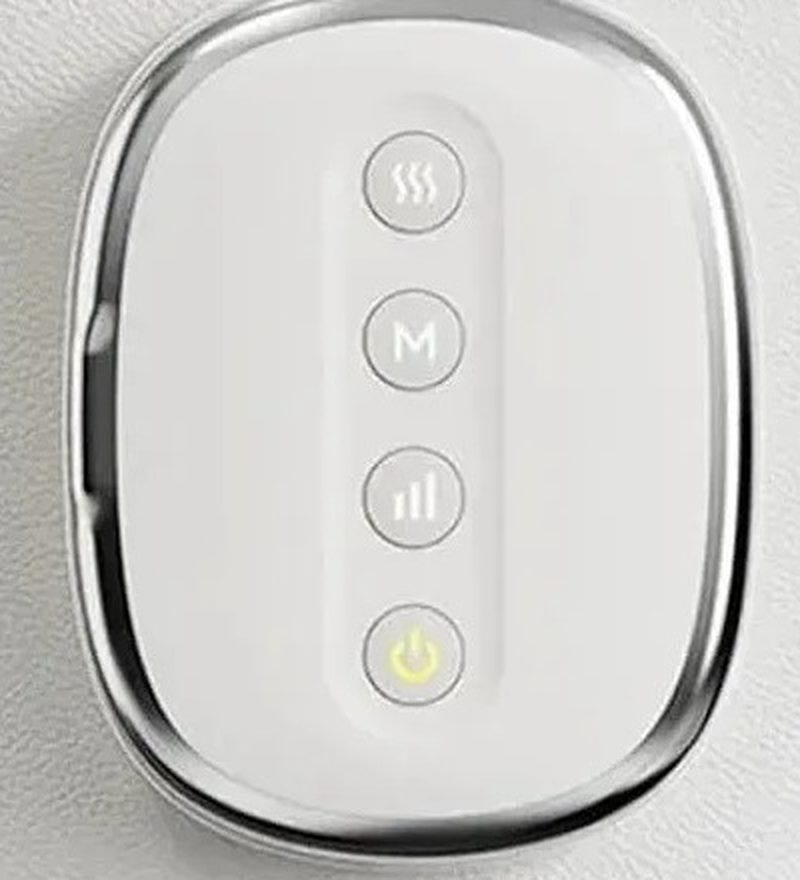 Panel de control del guante con sus 4 botones